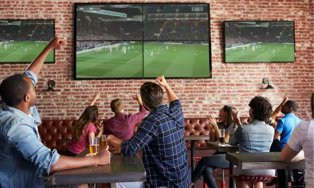 sports bar digital signage